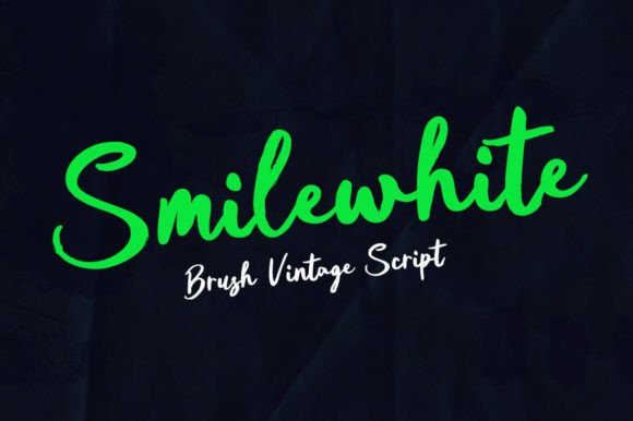 A Font Called Smile White