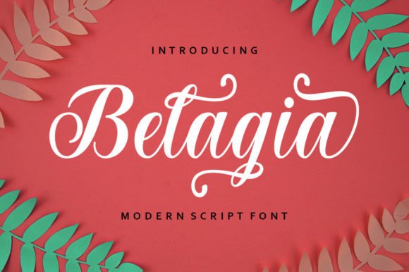 Belagia: A Beautiful Script Font for Polished Digital Projects