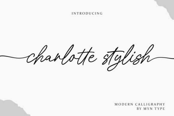 Charlotte Stylish: The Modern Calligraphy Font for Creative Products