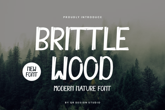 Crafting Editorial Identity with the Brittle Wood Font