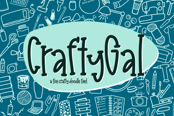 CraftyGal: A Fun Font That Makes Your Brand Feel Handmade