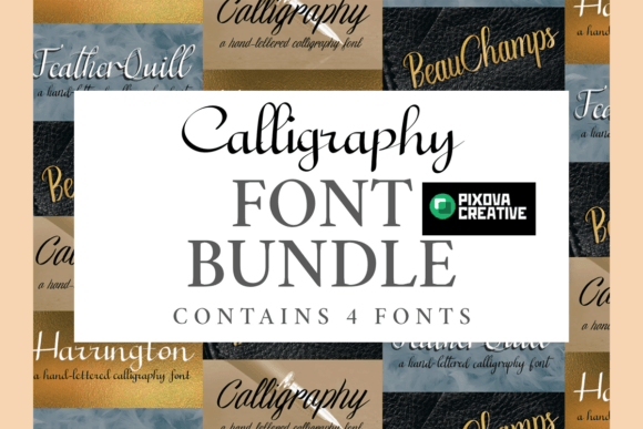 Elevate Your Digital Brand Identity with the Calligraphy Bundle Font Collection
