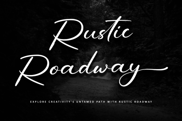 Exploring Rustic Roadway: A Rustic Script Font for Modern Brands