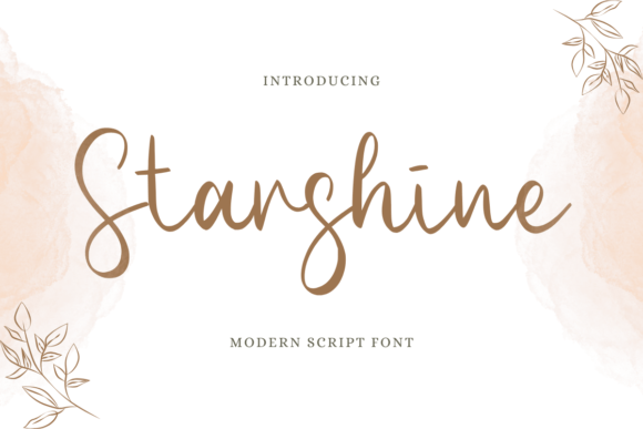 Exploring Starshine: A Handwritten Script Font for Distinctive Branding