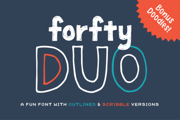 Forfty Duo: The Hand-Drawn Font Pair for Your Crafting Business