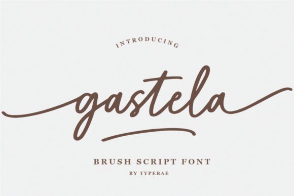 Gastela: A Versatile Script Font for Your Digital Projects