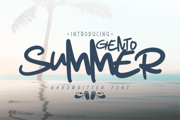 Gento Summer: The Handwritten Font for Crafters and Product Creators