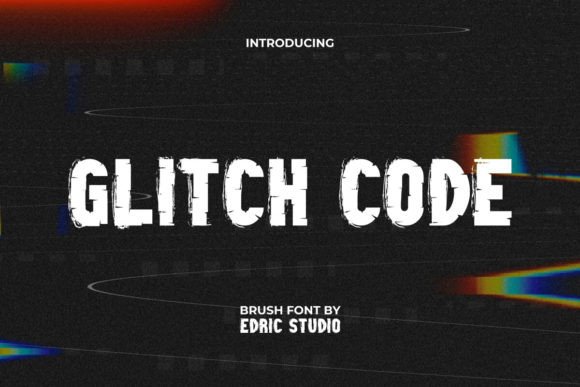 Glitch Code: A Display Font with Editorial Character