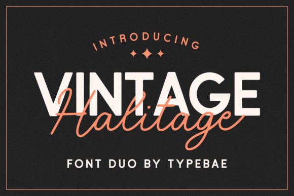 Halitage Duo: An Elegant Handwritten Script for Modern Branding