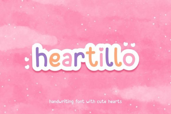 Heartillo: A Cute Handwriting Font for Campaign Creatives
