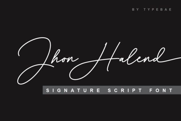 Jhon Halend: A Signature Font for Confident Brands