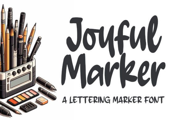 Joyful Marker: The Premium Script Font for Modern Marketers