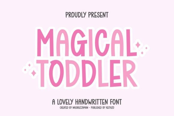 Magical Toddler: A Font for Storytelling and Editorial Charm