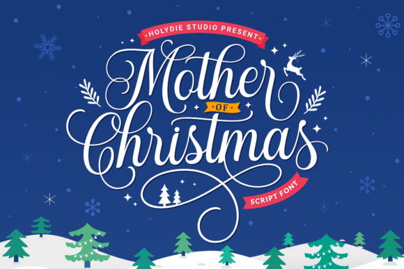 Mother of Christmas: An Elegant Script Font for Editorial Impact