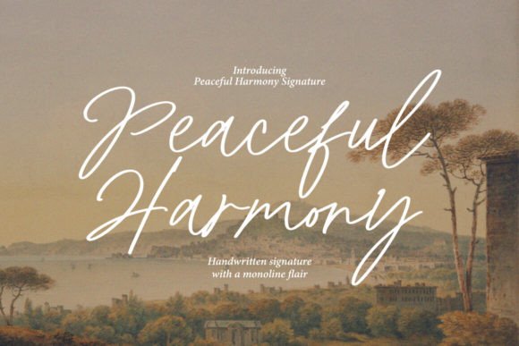 Peaceful Harmony: A Font Built for Campaign Visuals