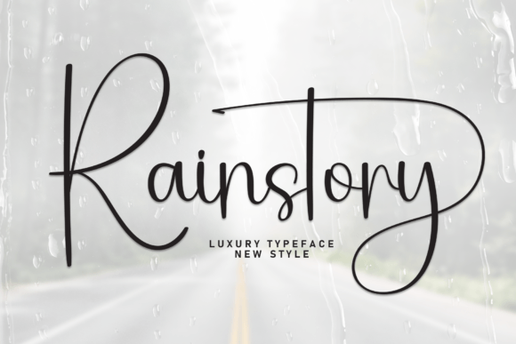 Rainstory Font: Your Secret Ingredient for Warm, Friendly Designs