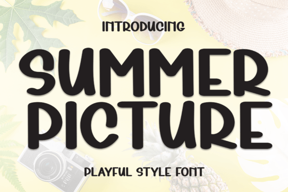 Summer Picture: A Handwritten Font for Editorial Expression
