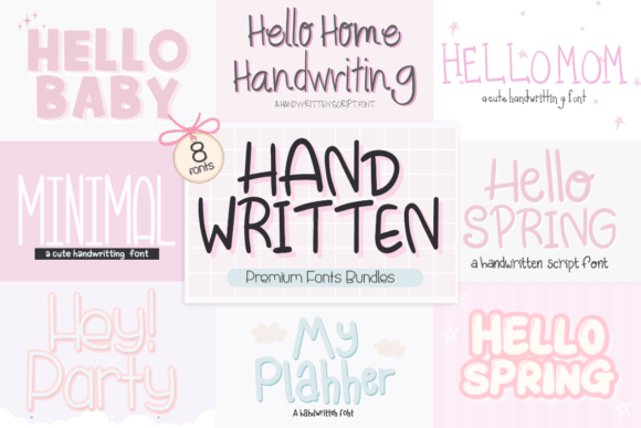 The Spring Handwritten Bundles Font Set: An Elegant Tool for Modern Brands