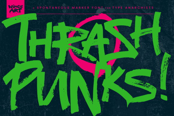 Thrash Punks: A Font That Packs a Punch for Marketing Campaigns