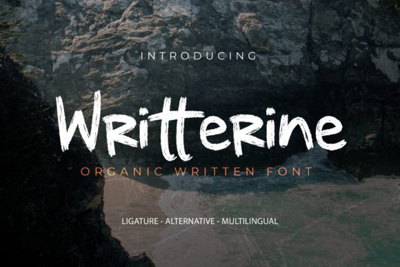 Writterine: The Brush Font That Feels Like Making Something